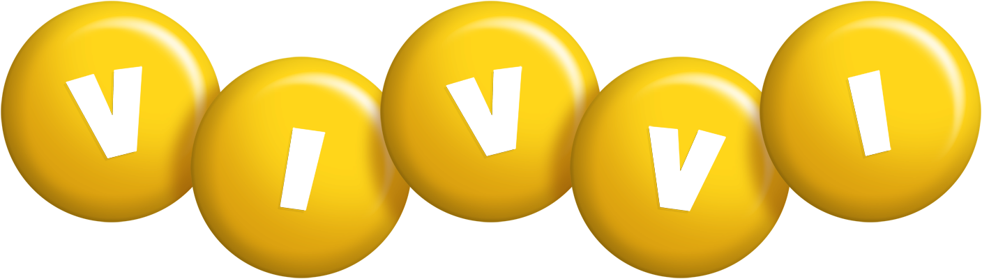Vivvi candy-yellow logo