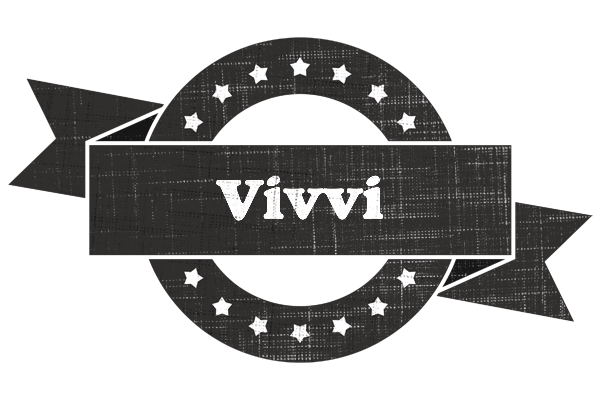 Vivvi grunge logo