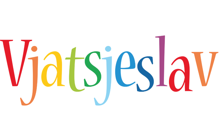 Vjatsjeslav birthday logo