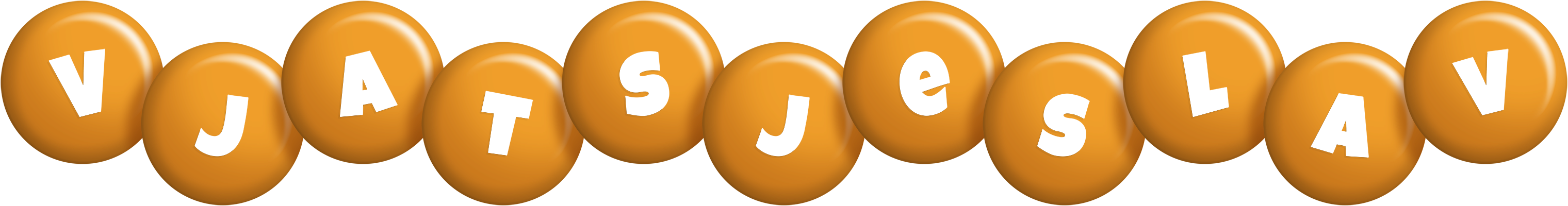 Vjatsjeslav candy-orange logo