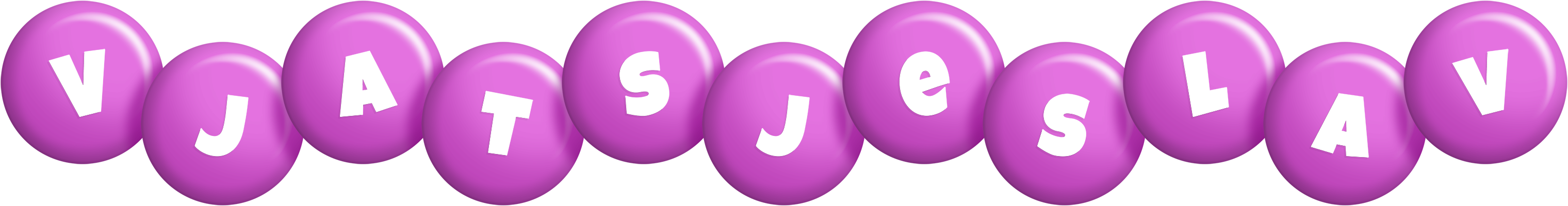 Vjatsjeslav candy-purple logo