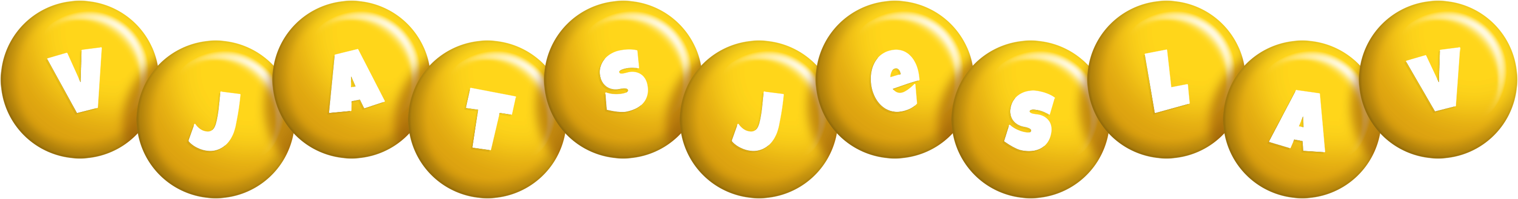 Vjatsjeslav candy-yellow logo
