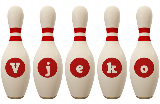 Vjeko bowling-pin logo