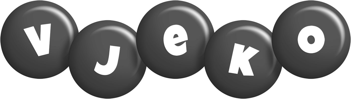 Vjeko candy-black logo