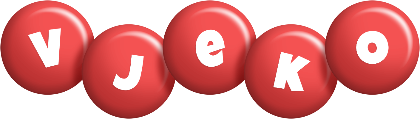 Vjeko candy-red logo