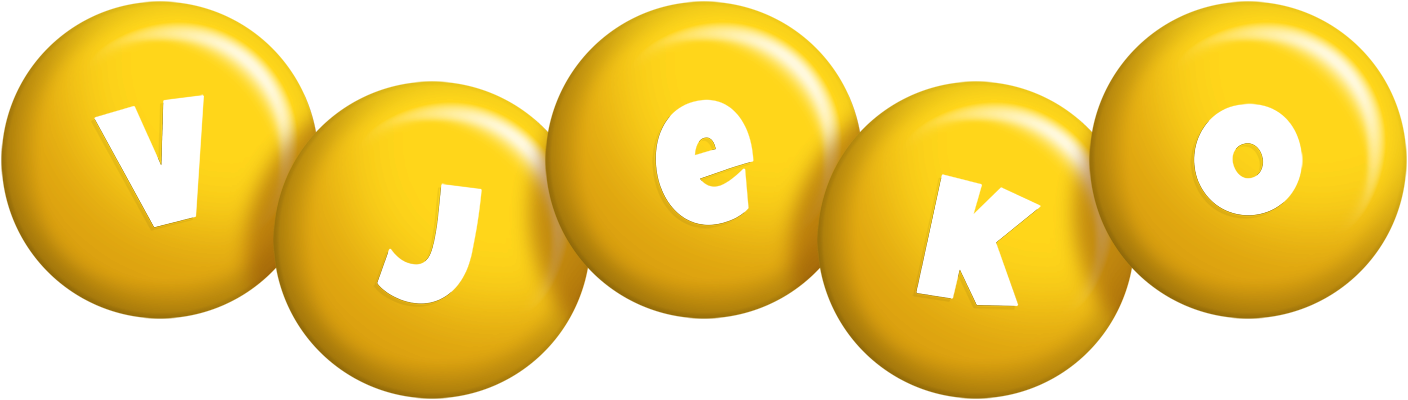 Vjeko candy-yellow logo