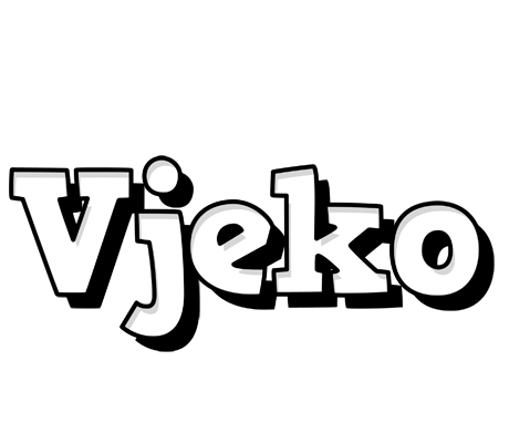 Vjeko snowing logo