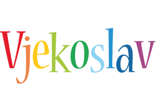 Vjekoslav birthday logo