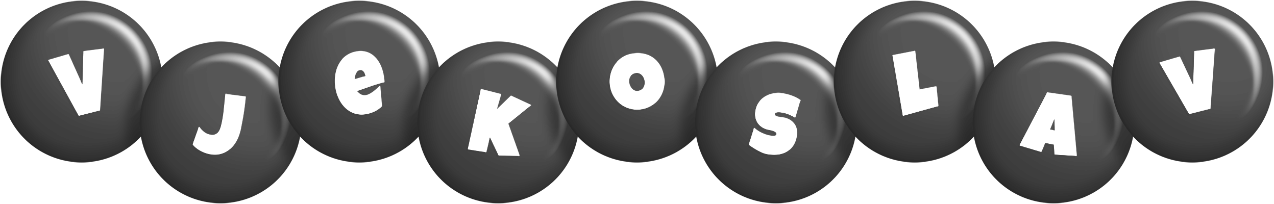 Vjekoslav candy-black logo