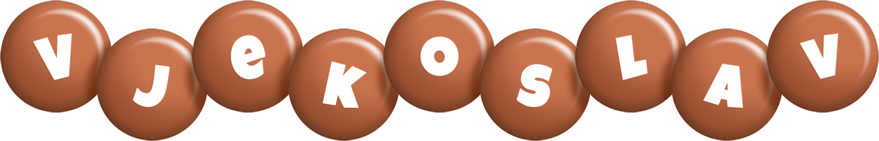 Vjekoslav candy-brown logo