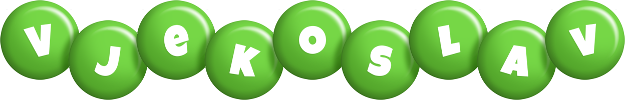 Vjekoslav candy-green logo