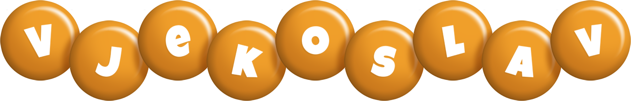 Vjekoslav candy-orange logo
