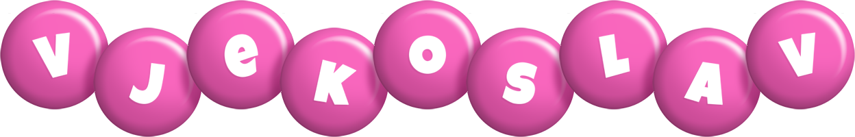 Vjekoslav candy-pink logo