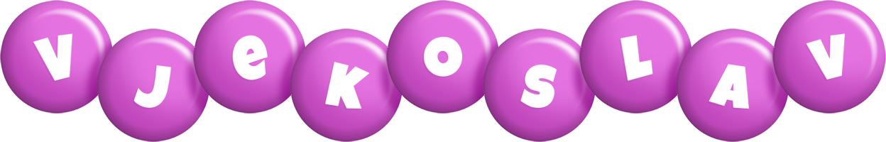 Vjekoslav candy-purple logo