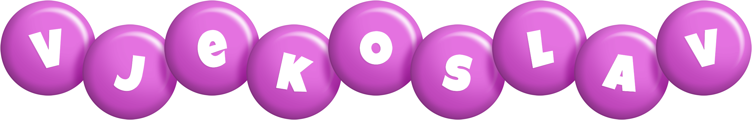 Vjekoslav candy-purple logo