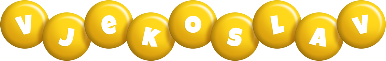 Vjekoslav candy-yellow logo