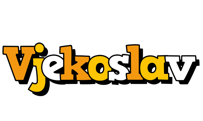 Vjekoslav cartoon logo