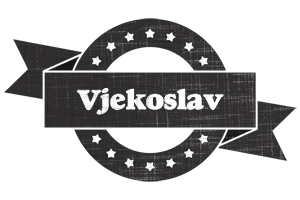 Vjekoslav grunge logo