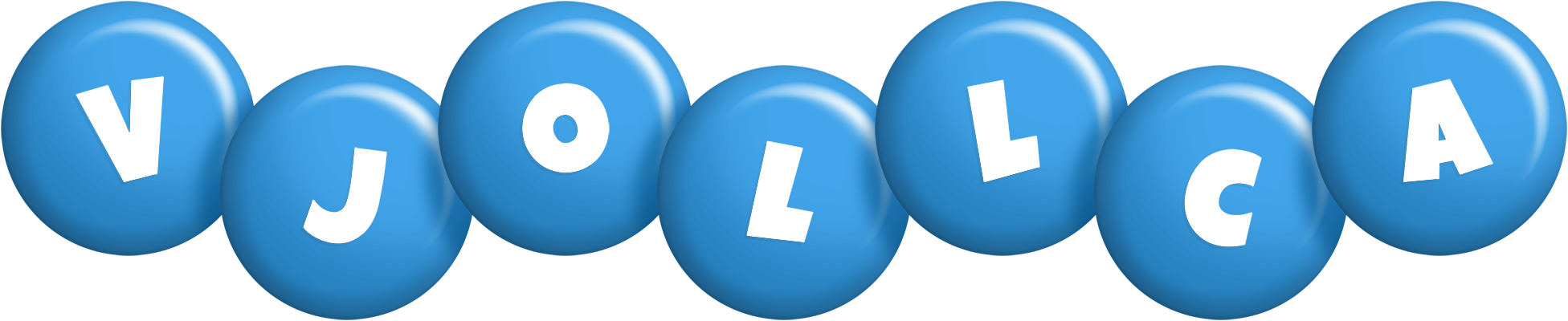Vjollca candy-blue logo