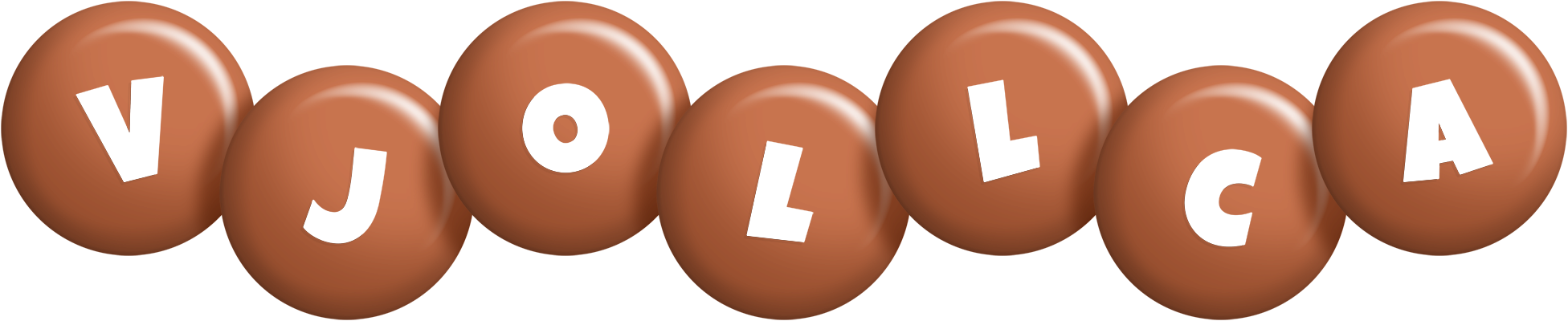 Vjollca candy-brown logo