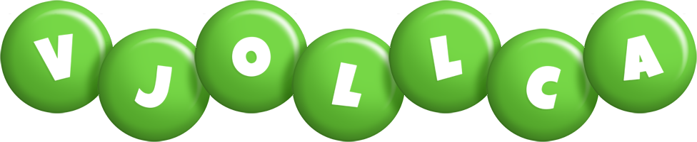 Vjollca candy-green logo