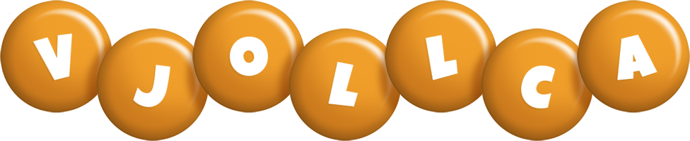 Vjollca candy-orange logo