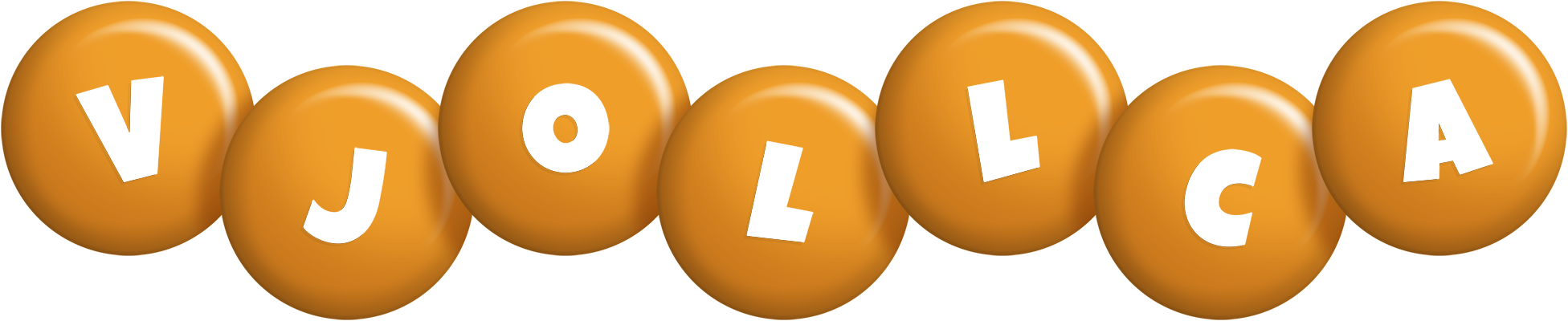 Vjollca candy-orange logo