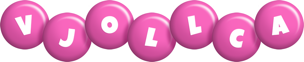 Vjollca candy-pink logo