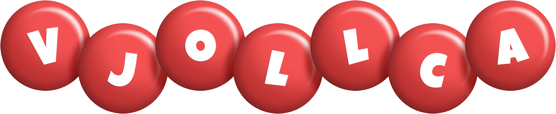 Vjollca candy-red logo
