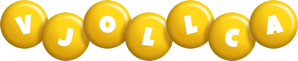 Vjollca candy-yellow logo