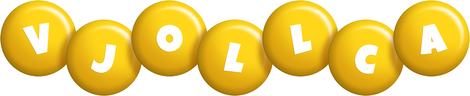 Vjollca candy-yellow logo