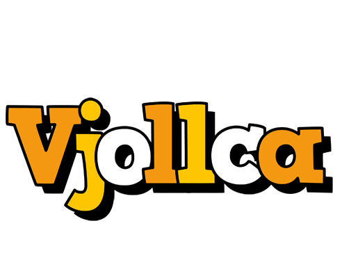 Vjollca cartoon logo