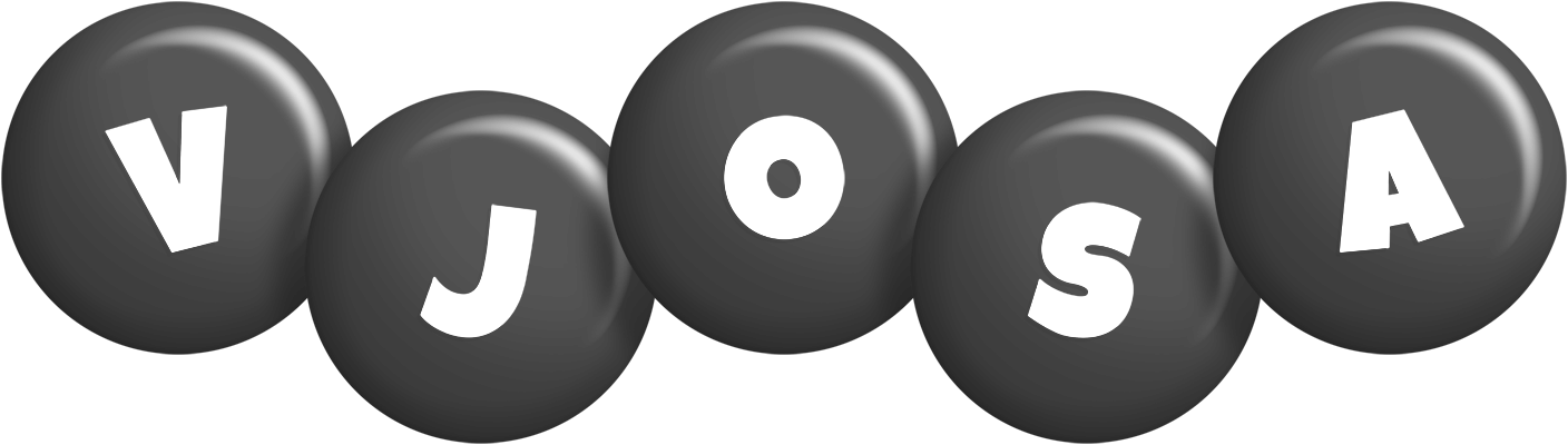 Vjosa candy-black logo