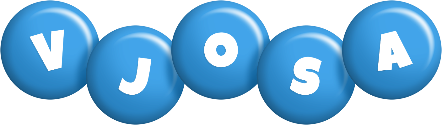 Vjosa candy-blue logo