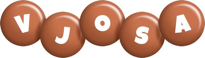 Vjosa candy-brown logo