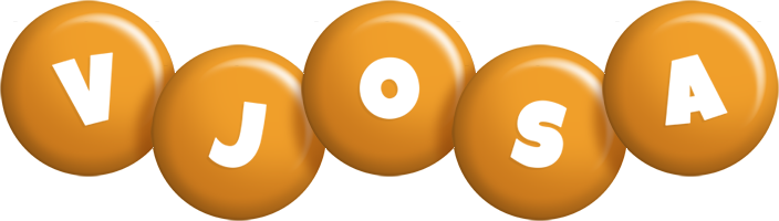 Vjosa candy-orange logo