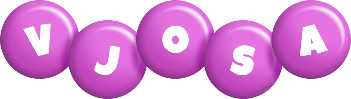 Vjosa candy-purple logo