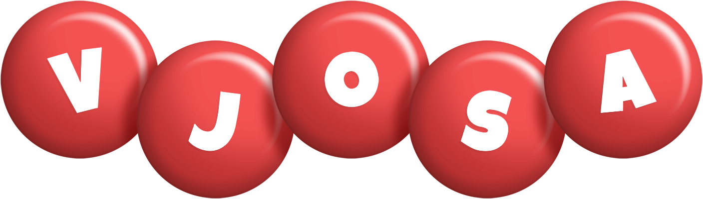 Vjosa candy-red logo