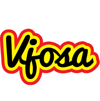 Vjosa flaming logo