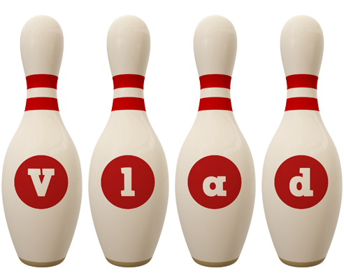 Vlad bowling-pin logo