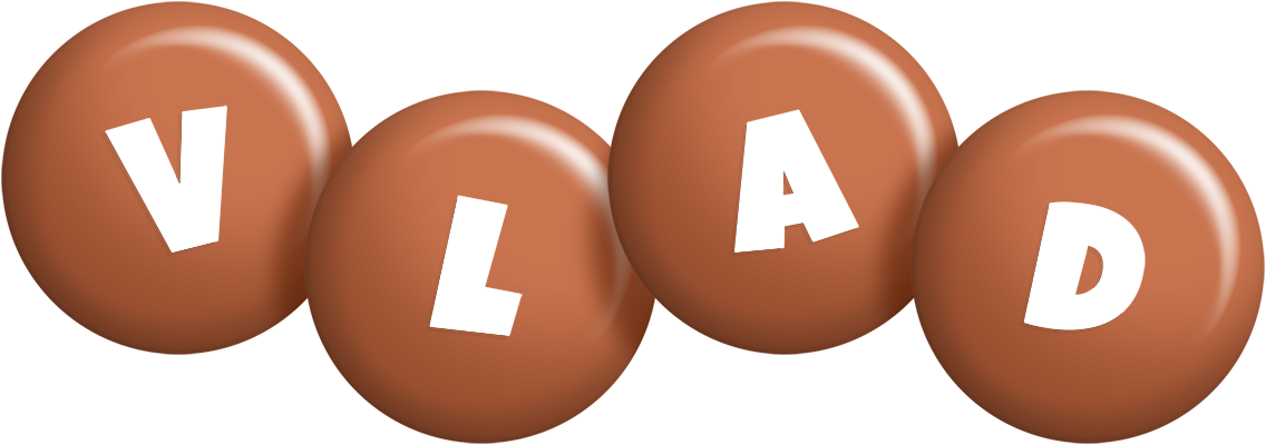 Vlad candy-brown logo