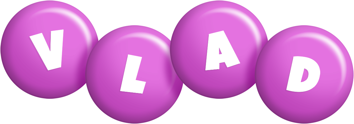 Vlad candy-purple logo
