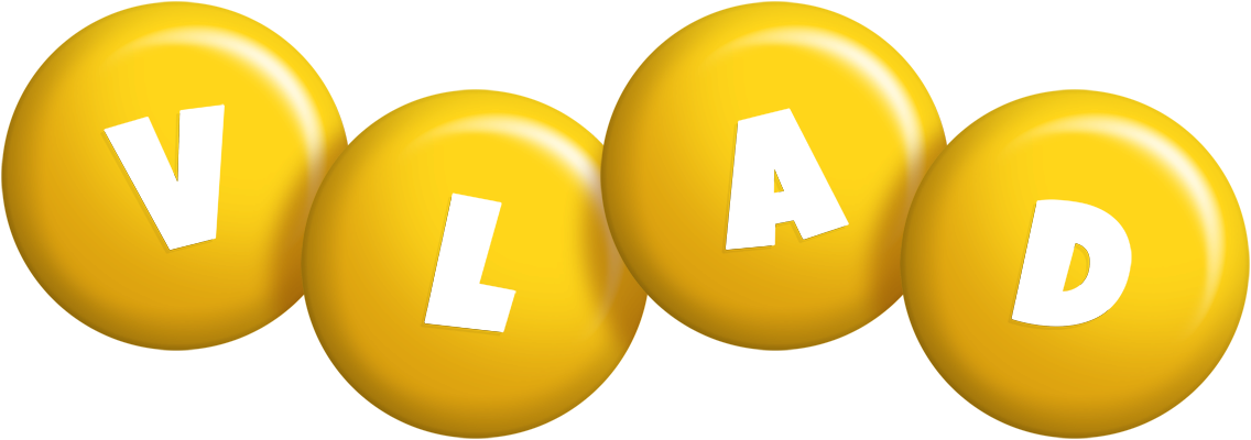 Vlad candy-yellow logo