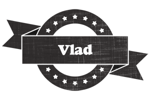 Vlad grunge logo