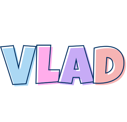 Vlad pastel logo
