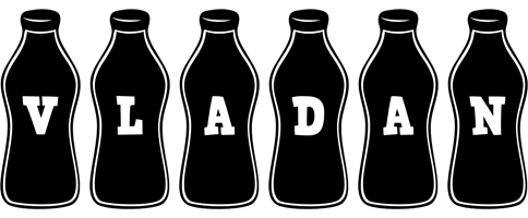 Vladan bottle logo