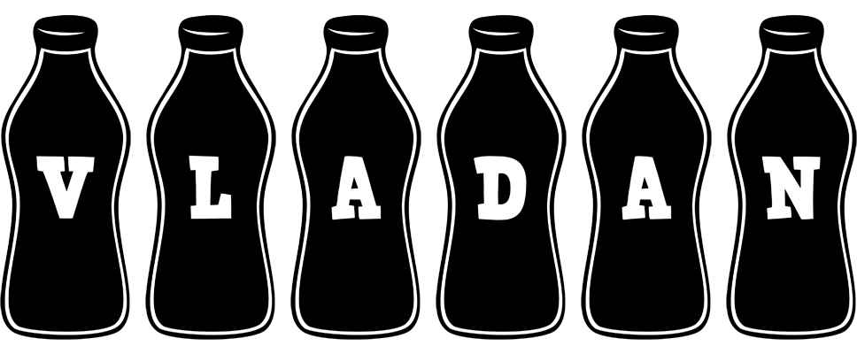 Vladan bottle logo