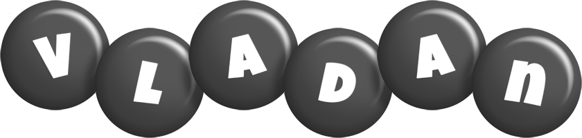 Vladan candy-black logo