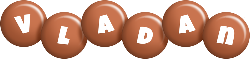 Vladan candy-brown logo