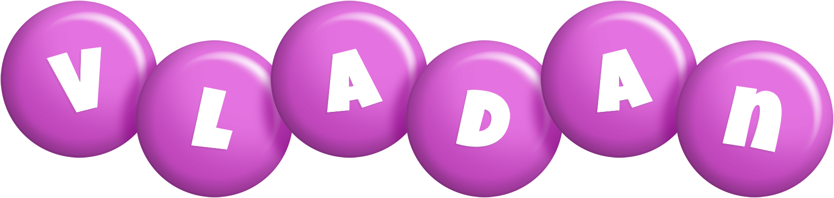 Vladan candy-purple logo